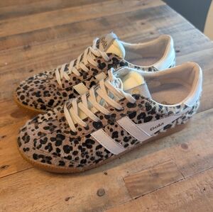Free People Gola Elan Tropic/Leopard Print Sneakers, US 8.5